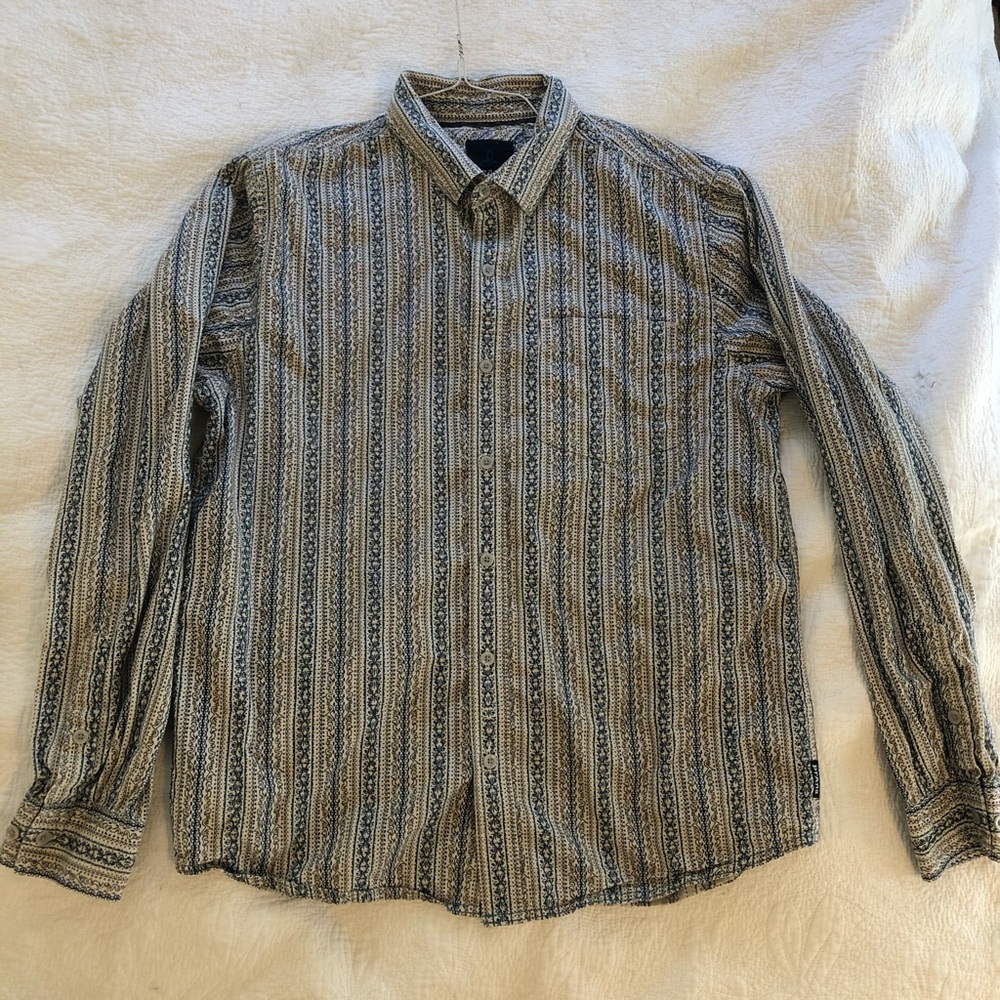 Prana Button Shirt Size Medium